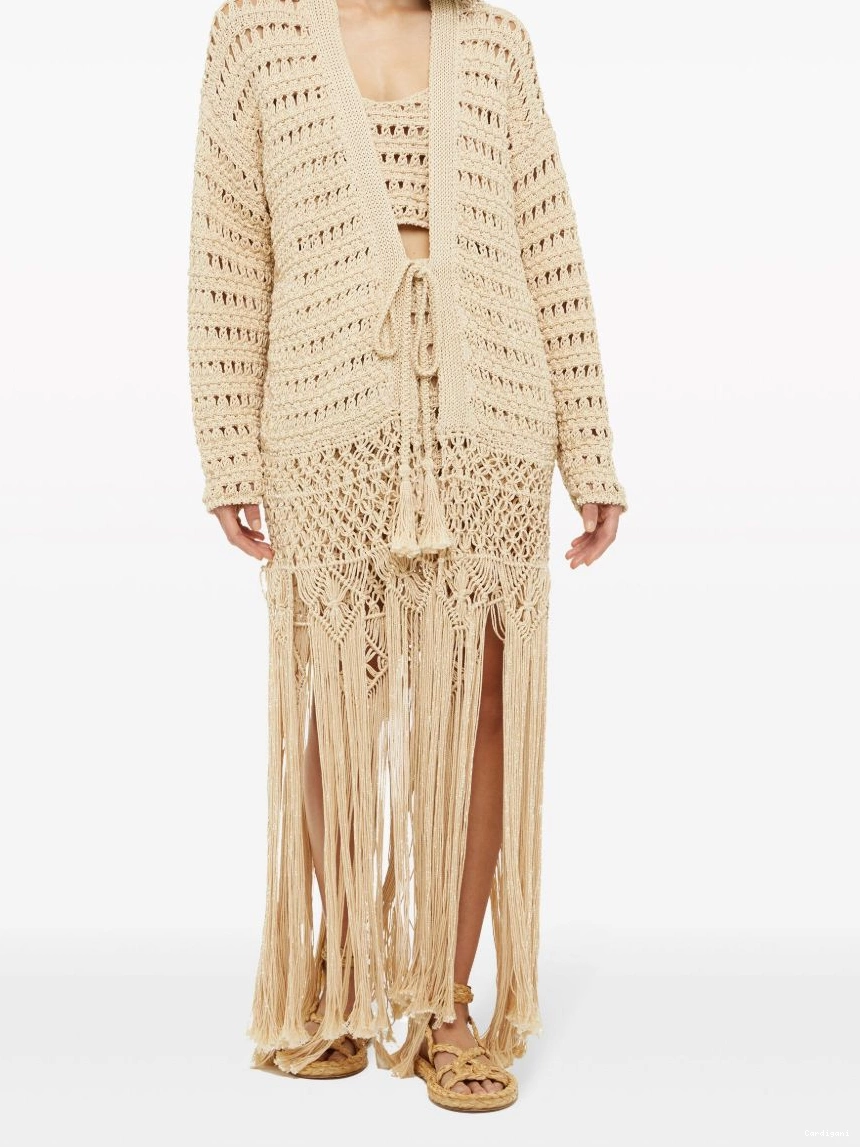 Affordable Love to crochet Alanui Letter Women cardigan India 0326